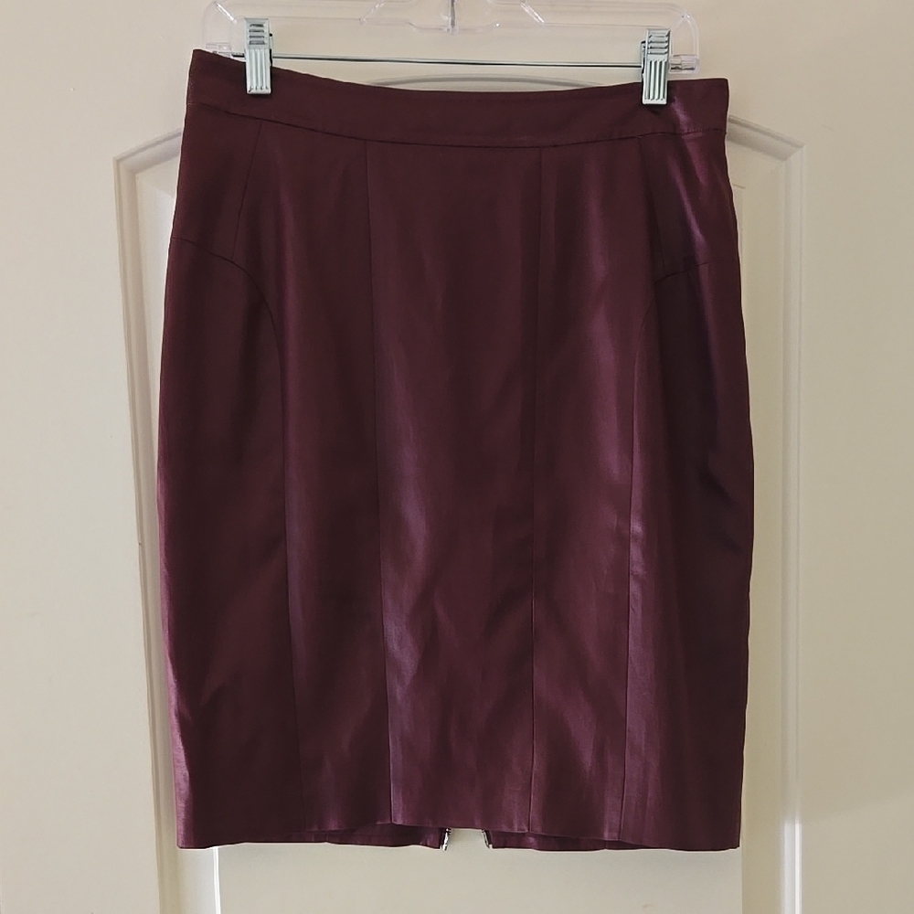 Elegant Burgundy Skirt